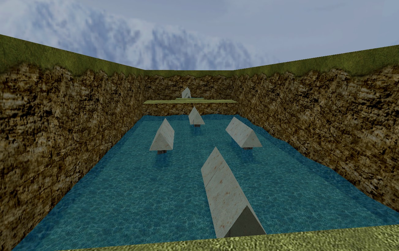 מפת surf_mix_levels במשחק Counter-Strike 1.6