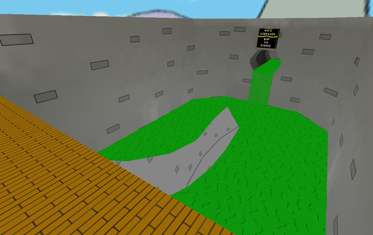 מפת surf_simpsons_final במשחק Counter-Strike 1.6