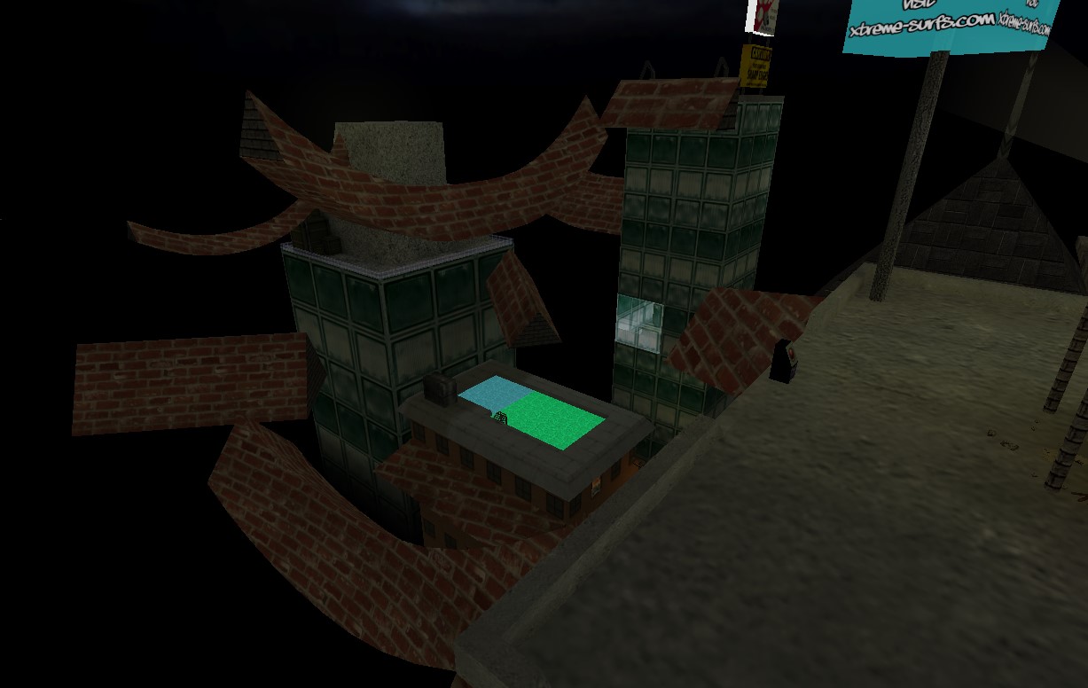 מפת surf_skyscrapers_final במשחק Counter-Strike 1.6