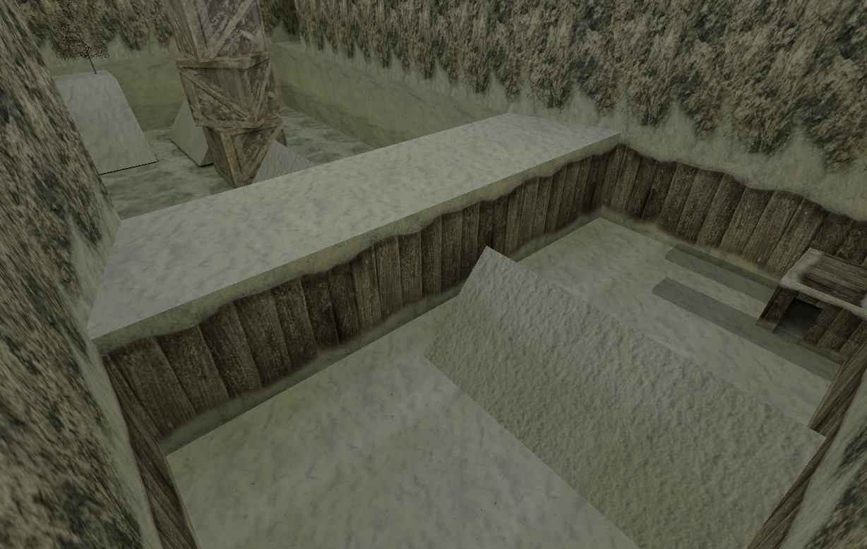 מפת surf_snowy במשחק Counter-Strike 1.6