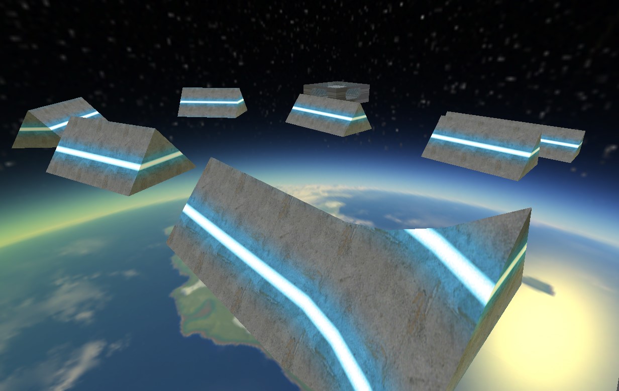 מפת surf_space_station במשחק Counter-Strike 1.6
