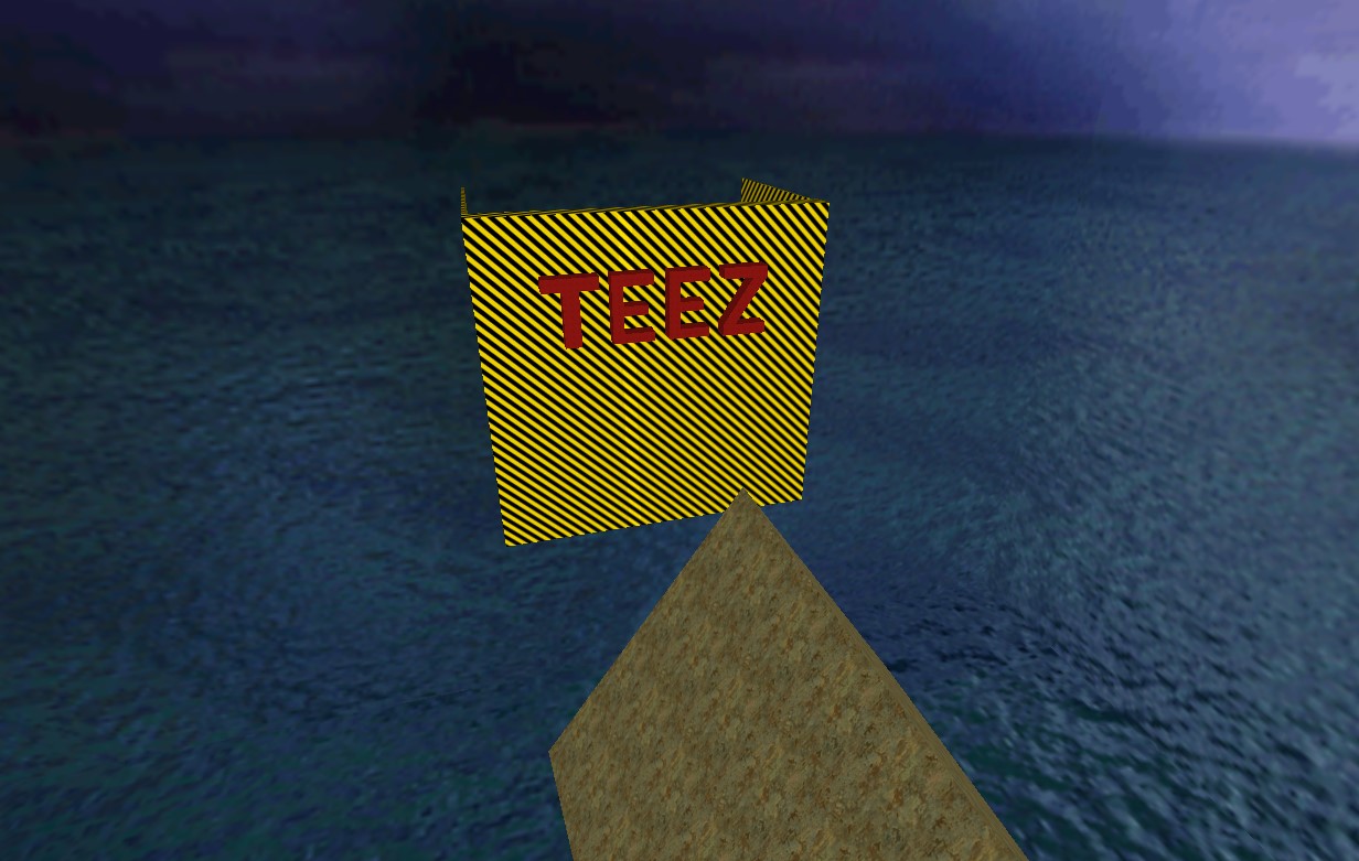 מפת surf_teez_dance במשחק Counter-Strike 1.6