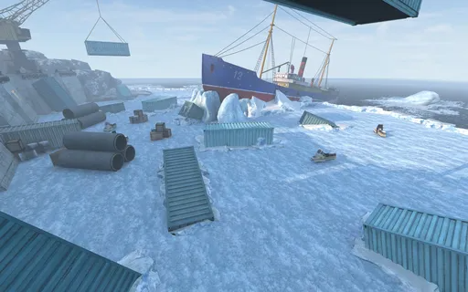 מפת aim_arctic במשחק Counter-Strike 2