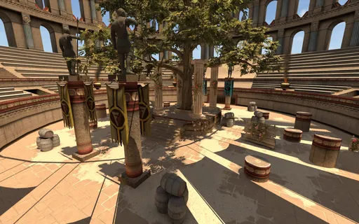 מפת aim_colloseum במשחק Counter-Strike 2