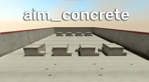 מפת aim_concrete במשחק Counter-Strike 2