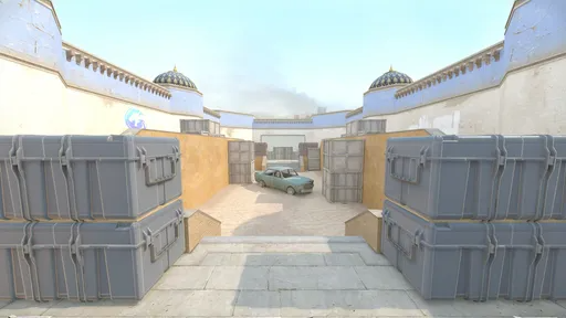 מפת aim_crashz_dust_1on1 במשחק Counter-Strike 2
