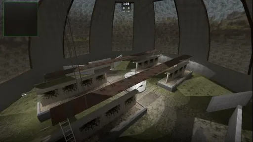 מפת aim_dome במשחק Counter-Strike 2