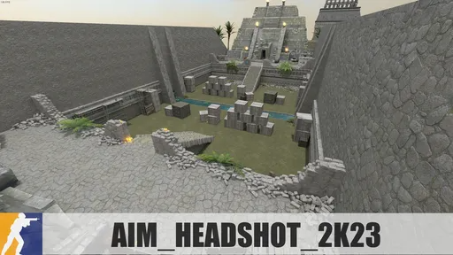 מפת aim_headshot_2k23 במשחק Counter-Strike 2