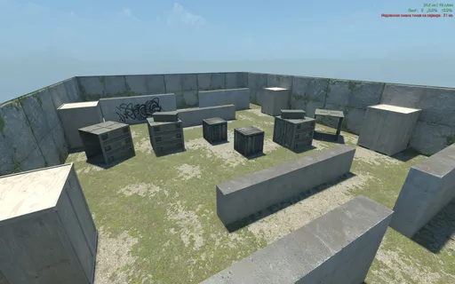 מפת aim_headshot_zk במשחק Counter-Strike 2