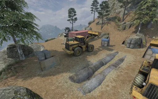 מפת aim_mountains במשחק Counter-Strike 2