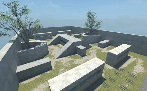 מפת aim_shunt_zk במשחק Counter-Strike 2