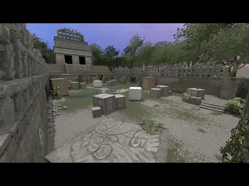 מפת aim_temple במשחק Counter-Strike 2