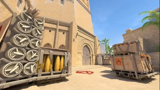 מפת aim_test במשחק Counter-Strike 2