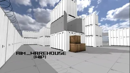 מפת aim_warehouse במשחק Counter-Strike 2