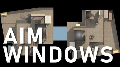 מפת aim_windows במשחק Counter-Strike 2
