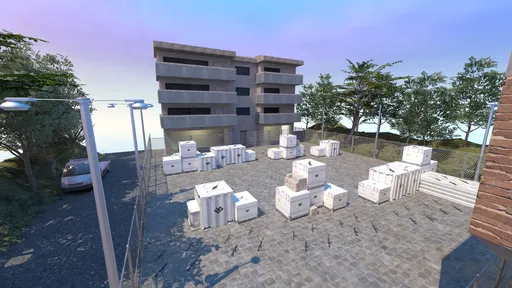מפת aim_yard במשחק Counter-Strike 2