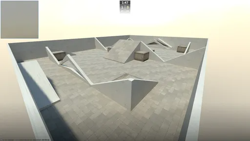 מפת am_triangle_aim במשחק Counter-Strike 2