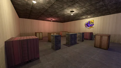 מפת am_warehouse2_hez2 במשחק Counter-Strike 2