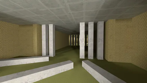 מפת backrooms במשחק Counter-Strike 2