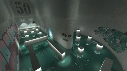 מפת bhop_drainage במשחק Counter-Strike 2