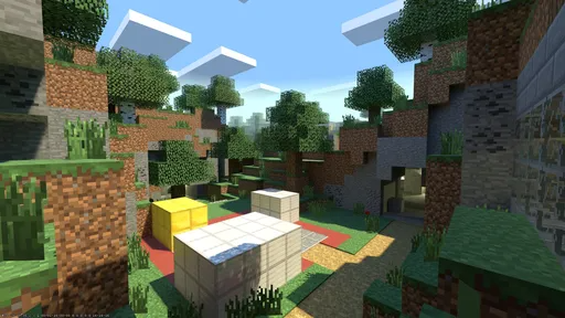 מפת cs_minecraft_landscape במשחק Counter-Strike 2
