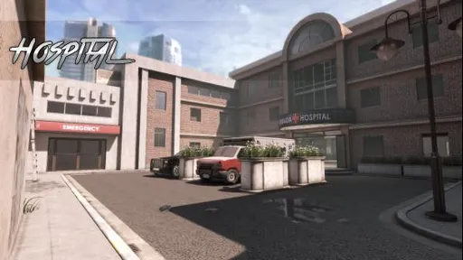 מפת de_hospital במשחק Counter-Strike 2