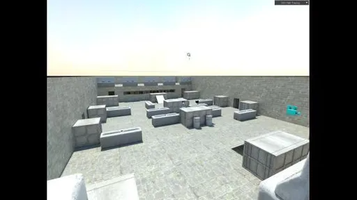 מפת dm_walls במשחק Counter-Strike 2