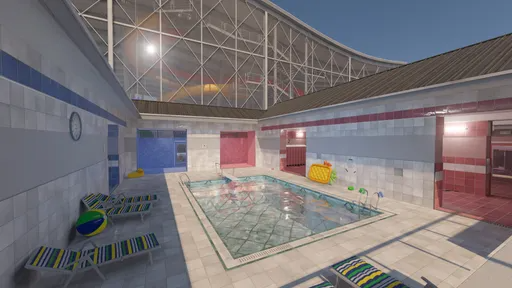 מפת fy_pool_day במשחק Counter-Strike 2
