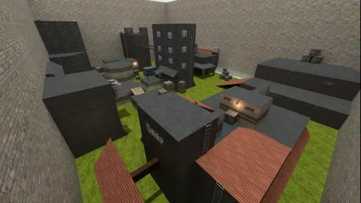 מפת hns_flowtown_v1 במשחק Counter-Strike 2