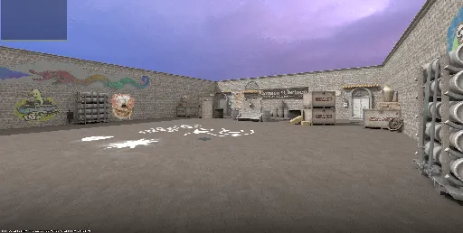 מפת inferno_1v1 במשחק Counter-Strike 2