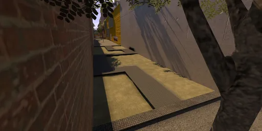 מפת mg_alley_course_reskin במשחק Counter-Strike 2