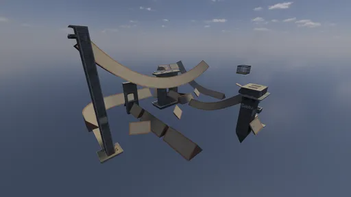 מפת surf_ski_3_x במשחק Counter-Strike 2