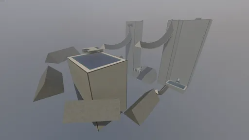 מפת surf_skyscraper_pure במשחק Counter-Strike 2