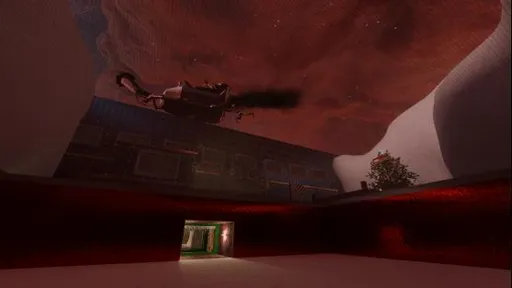 מפת ze_mars_escape_xmas_p במשחק Counter-Strike 2